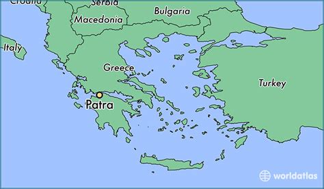 Where is Patra, Greece? / Patra, West Greece Map - WorldAtlas.com