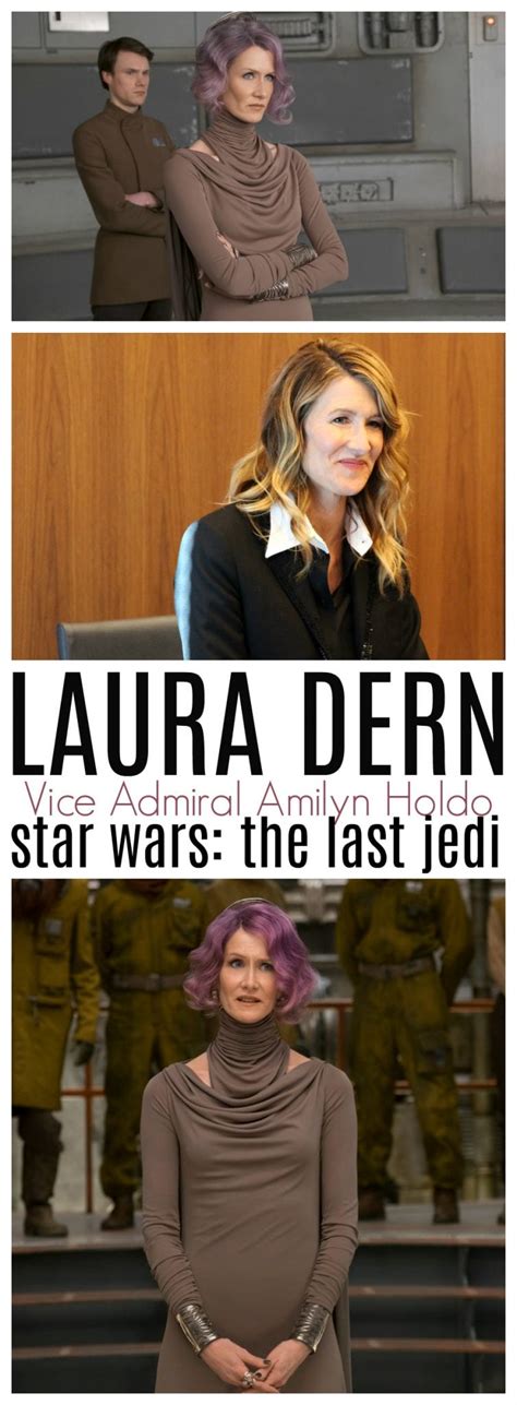 Laura Dern Interview Star Wars: The Last Jedi | How Holdo's Purple Hair ...