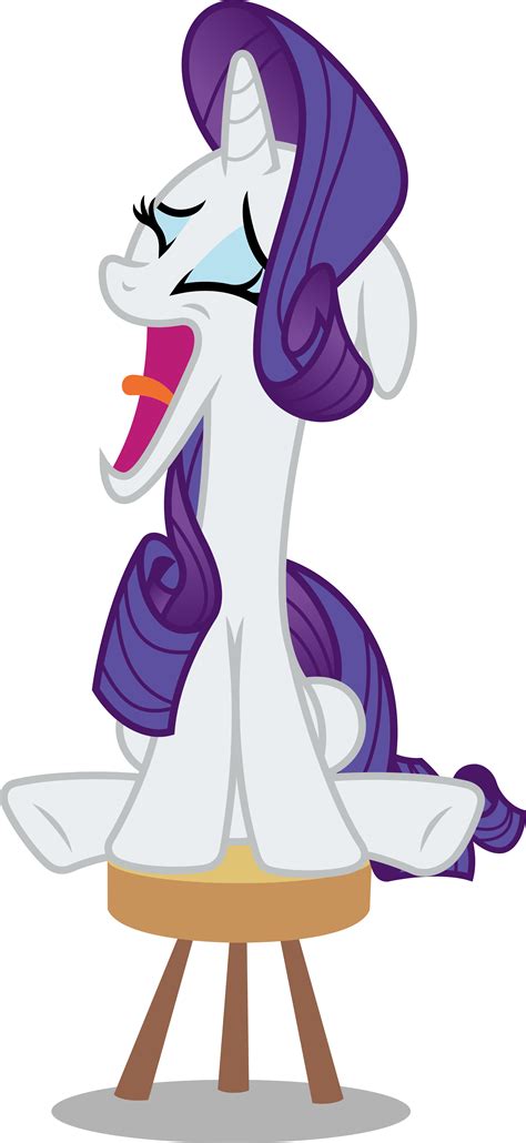 Rarity screaming (Vector) by Fruft on DeviantArt