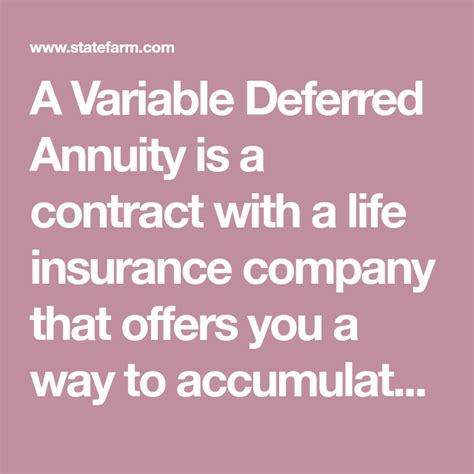 Variable Deferred Annuity