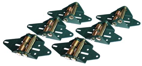 2 Stall 4 Panel Residential Garage Door Hinge Set | Green Hinge System