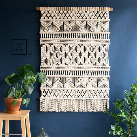 Large Macrame Wall Hanging - VIVIAN