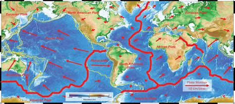 Divergent Boundaries World Map