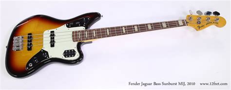 Fender Jaguar Bass Sunburst MIJ 2010 | www.12fret.com