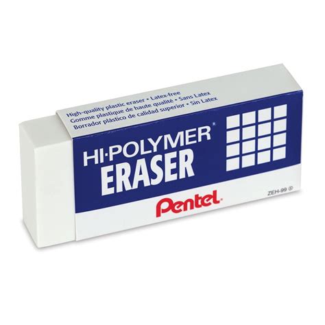 Pentel Hi-Polymer Eraser - Super XL, White - Walmart.com - Walmart.com