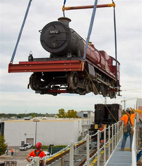 Hogwarts Express Train reaches Construction Milestone for Diagon Alley at Universal Orlando Resort