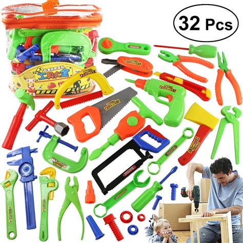 32pcs Children Repair Tools Toy Kids Role Play Pretend Play Toy Set ...