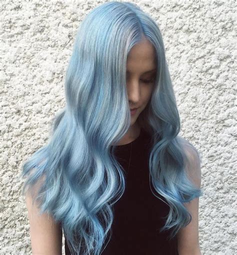 ice blue hair | Light blue hair, Icy blue hair, Hair color blue