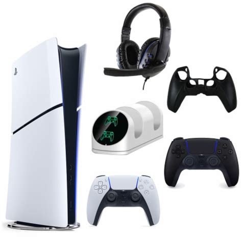 PS5 Slim Console with Black DualSense and Accessories, 1 - Ralphs