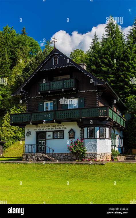 Typical Austrian house, Upper Austria, Austria Stock Photo - Alamy