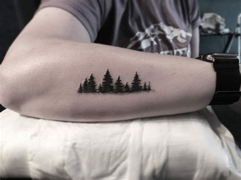 101 Best Forest Silhouette Tattoo Ideas That Will Blow Your Mind!