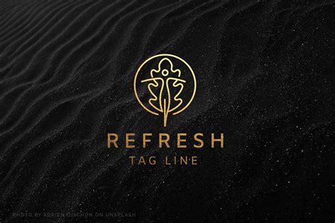 Refresh Logo Template | Creative Illustrator Templates ~ Creative Market