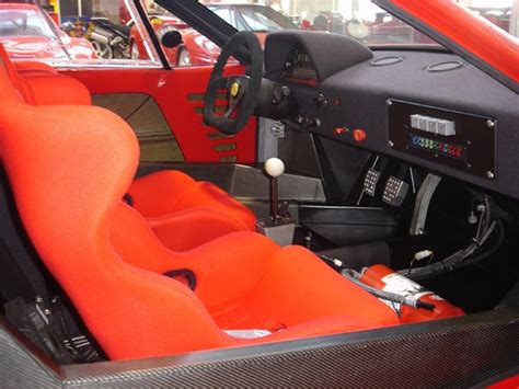 Experience the Exquisite Interior of the Ferrari F40 LM Competizione