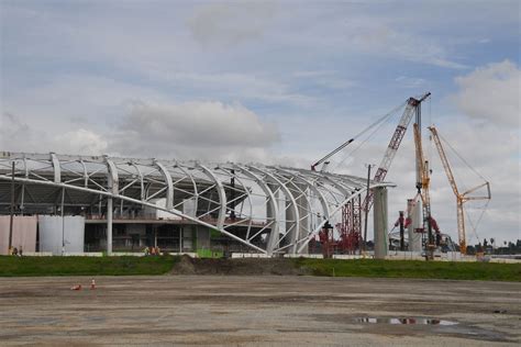 Watch the future Rams stadium rise in real time - Curbed LA