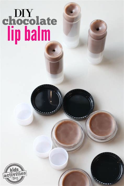 Easy DIY Chocolate Lip Balm Recipe | Kids Activities Blog