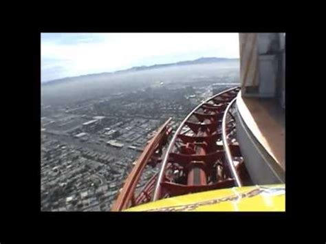 High Roller (Stratosphere) - Las Vegas Roller Coaster On Top Of Hotel