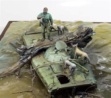 by Jean Diorama Water Effect, Military Modelling, Military Diorama ...