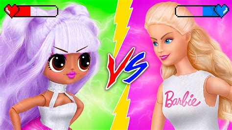 Poupée Barbie VS LOL Surprise - YouTube