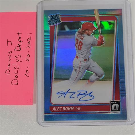 Alec Bohm Rookie Card Topps 2021 – Headline News