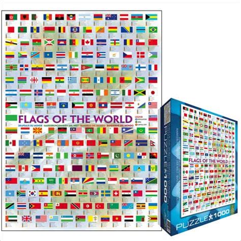 Flag Puzzle of the World - Flags of the world Puzzle - Shop Online at ...