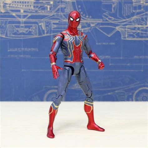 20cm Collectible Iron Spider Man Action Figure | Toy Game Shop