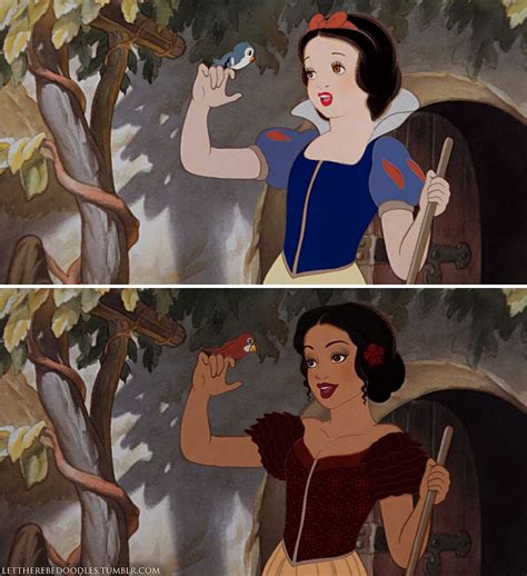 Artist Shows How Disney Princesses Would Look As Different Ethnicities ...