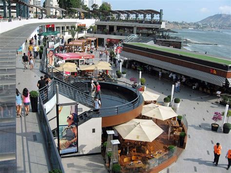 Explore the Larcomar Shopping Center in Lima, Peru