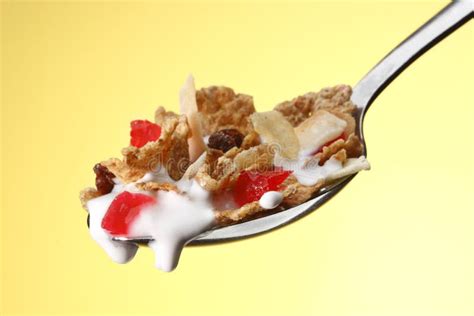 Bowl full of cereal stock photo. Image of strawberry, healthy - 5115828