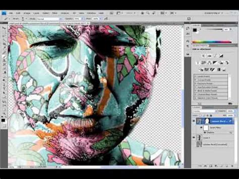 Photoshop CS4 - Displacement Map Tutorial - YouTube