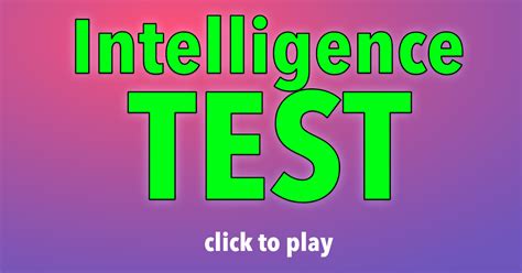 Intelligence Test