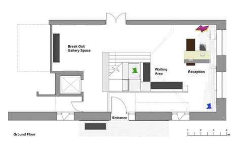 Ground floor plan for reception area project | Ground floor plan, Floor ...