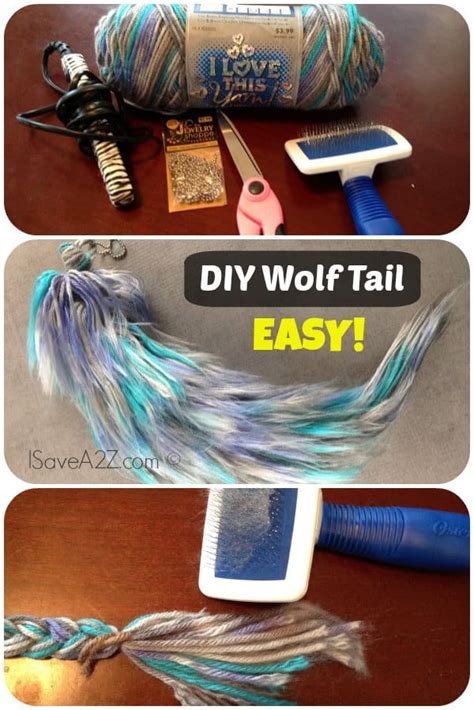 Costume Wolf Tail Tutorial - iSaveA2Z.com