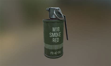 3D smoke grenade pbr - TurboSquid 1191678