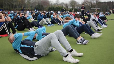 Bangor Academy: County Down school breaks world record for sit-ups ...