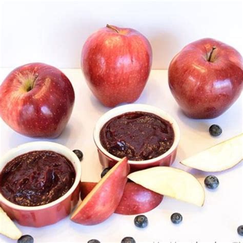 Baby Apple Blueberry Puree Recipe