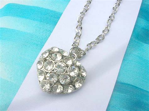 Quality Jewelry ice bling necklaces, mini cz heart necklace, wholesale ...