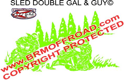 BRM Offroad Graphics - Snowmobile Decals and Stickers for your trailer ...