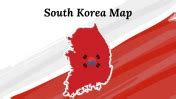 Get Ready To Use South Korea Map PowerPoint Presentation