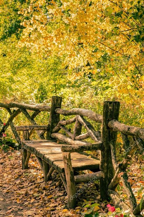 Autumn Bench Central Park NYC — Stock Photo © littleny #103338216