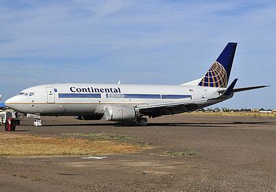 Continental Air Lines Fleet Details and History