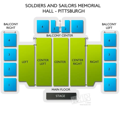 Soldiers And Sailors Auditorium Seating Chart