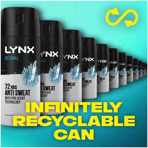 Lynx Ice Chill Antiperspirant Deodorant Spray 150ml | Wilko