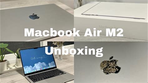 MacBook Air M2 unboxing + accessories | silver - YouTube