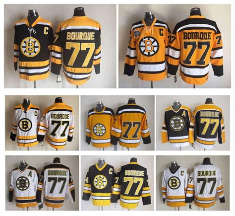 2021 Top Quality ! Men Boston Bruins Ice Hockey Jerseys 77 Ray Bourque ...