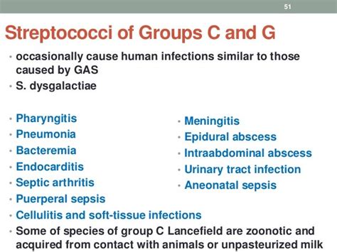 Streptococcal infections