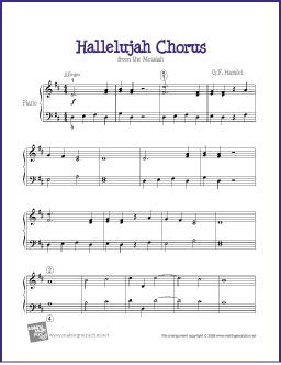 Hallelujah Chorus (Handel) | Free Easy Piano Sheet Music