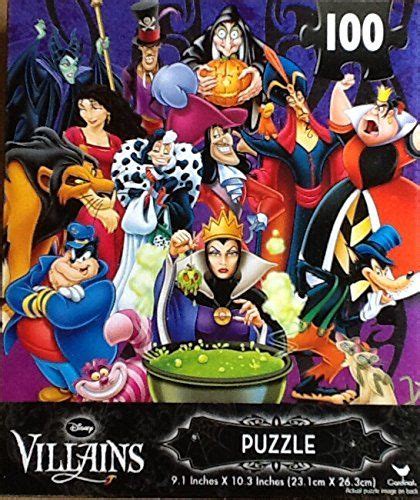 Giveaway - @Disney Villains 100 Piece Jigsaw Puzzle! #DisneySide | Disney villains, Disney ...