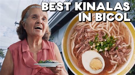 THE BEST KINALAS IN BICOL | IS THIS FILIPINO RAMEN? - YouTube