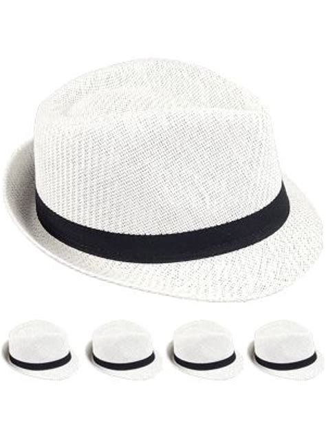 White Cuban Fedora Hats | Cuban Style Fedora Hats