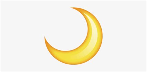 Moon Emoji Emojis Yellow Tumblr Photography Aesthetic - Crescent ...